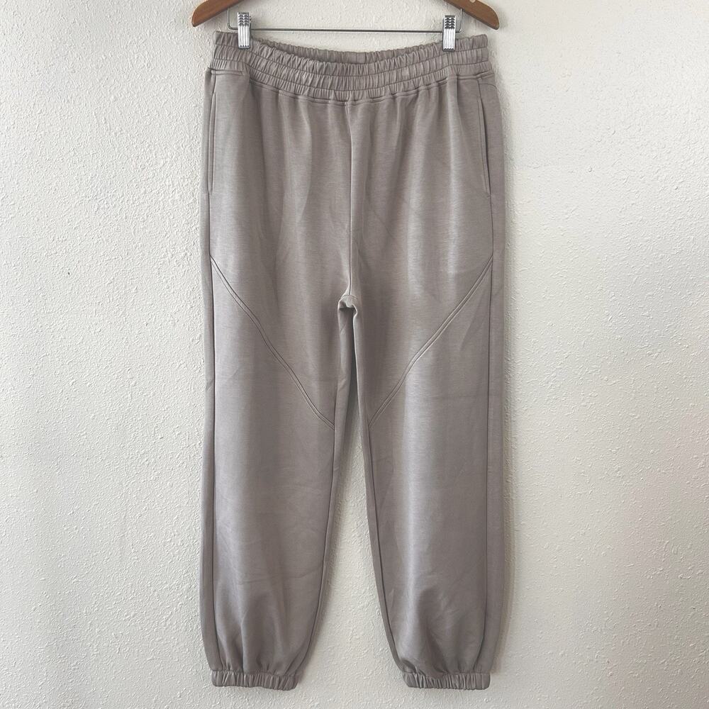 Lillusory Jogger Pants Beige XL Women's Activewear Stretch Elastic Waist NWT